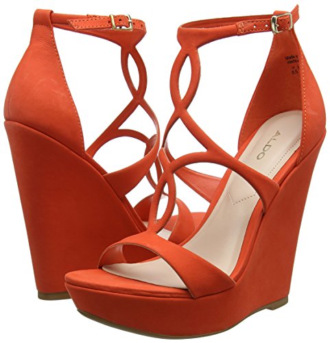 ALDO Unelinia, Zapatos con Plataforma para Mujer, Marrón (Tangerine Tango 65), 41 EU