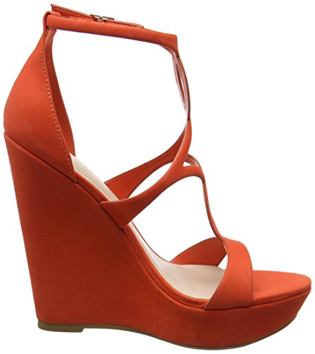 ALDO Unelinia, Zapatos con Plataforma para Mujer, Marrón (Tangerine Tango 65), 41 EU
