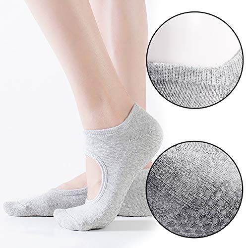 allgemein 2 Pares Calcetines Pilates Yoga Puro AlgodóN Calcetines Antideslizantes De Suela Adherente Ballet Aptitud Artes Marciales Gimnasia