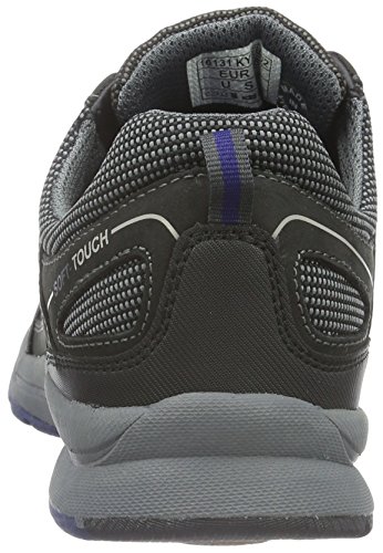 Allrounder by Mephisto Alligator, Sandalias Deportivas Hombre, Negro (Black Core Suede 1/Fabric 52), 44 EU