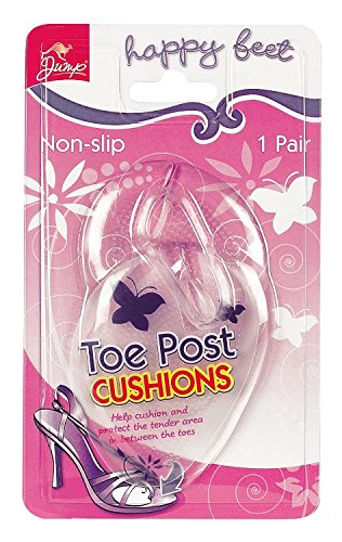 Almohadilla transparente de gel de silicona, con ranura para la correa de los dedos, para sandalias y chanclas