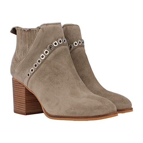 ALPE 40021130 - Botin Ante Verde para Mujer Color: Verde Talla: 41 EU