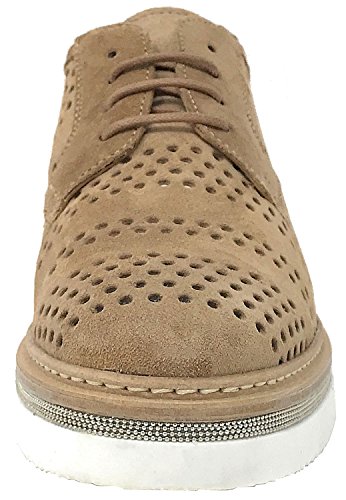 Alpe Team 3561 Camel, Zapatos con Cordones, Blucher, Plataforma, Primavera Verano, 36