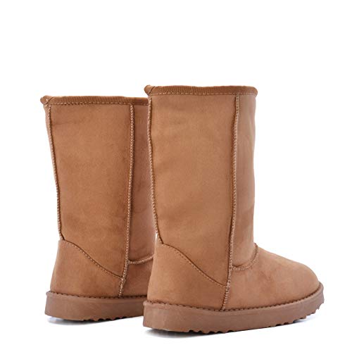 Altamoda Botas Australianas de Antelina con Forro de Pelo (39)