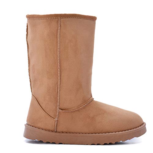 Altamoda Botas Australianas de Antelina con Forro de Pelo (39)