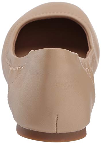 Amazon Essentials Belice Ballet Flat Zapatos Bailarinas, Beige, 37 EU
