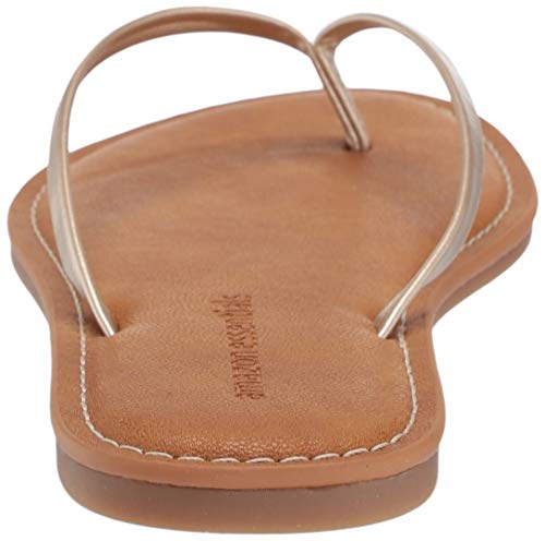 Amazon Essentials – Sandalias de dedo para mujer, Dorado, 38 EU
