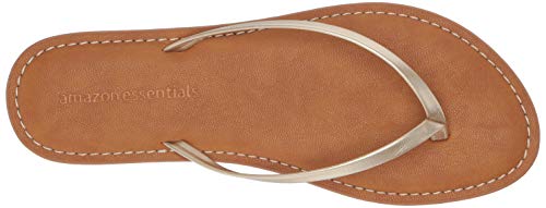 Amazon Essentials – Sandalias de dedo para mujer, Dorado, 38 EU
