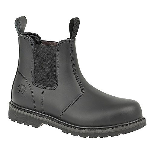 Amblers Steel - Calzado de protección de cuero para mujer negro negro 45, color negro, talla 40.5