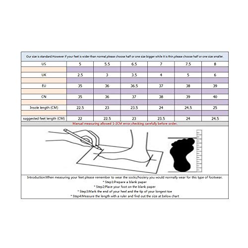 amropi Mujer Cuña Interior Tops Altos Gancho y Bucle Casual Zapatillas de Moda(Blanco,38 EU)