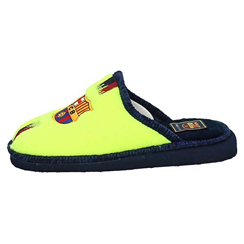 ANDINAS 918-50 F. Club Barcelona Hombre Zapatillas CASA Amarillo Fluor 41