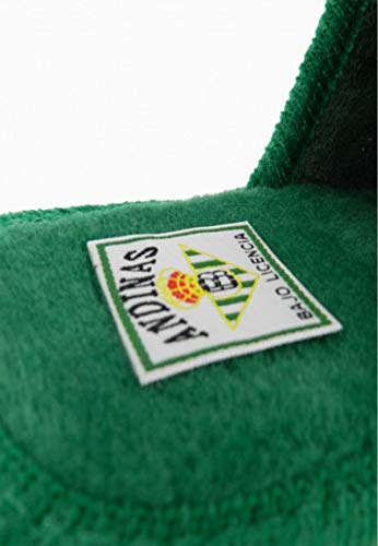 Andinas - Zapatillas de estar por casa Oficial Real Betis - Verde-blanco, 37