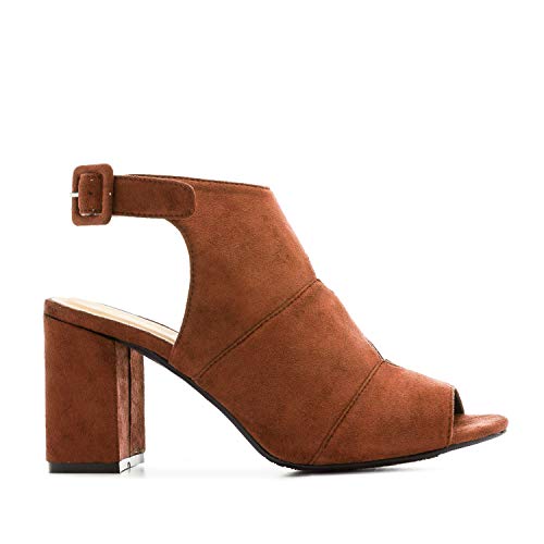 Andres Machado Sandalias abotinada en Ante Marron.43