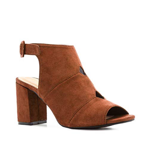 Andres Machado Sandalias abotinada en Ante Marron.43