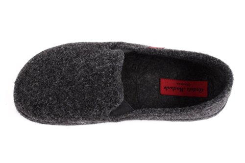 Andres Machado - Zapatillas Cerradas de Estar por casa para Hombre y Mujer - ESAM002- Slippers - para Unisex Adulto - Suela de Goma Vulcanizada Resistentes y Antideslizante - Negro 46 EU