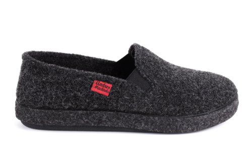 Andres Machado - Zapatillas Cerradas de Estar por casa para Hombre y Mujer - ESAM002- Slippers - para Unisex Adulto - Suela de Goma Vulcanizada Resistentes y Antideslizante - Negro 46 EU