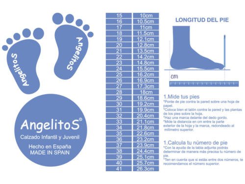 ANGELITOS Sandalias Menorquinas Vaqueras Mod. 212. Calzado infantil Made In Spain. (27, Vaquero- Marino)