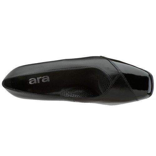 ara Ara Damen Pumps Verona Weite H 41742-01 - Zapatos de tacón de Charol para Mujer, Color Negro, Talla 35 1/2