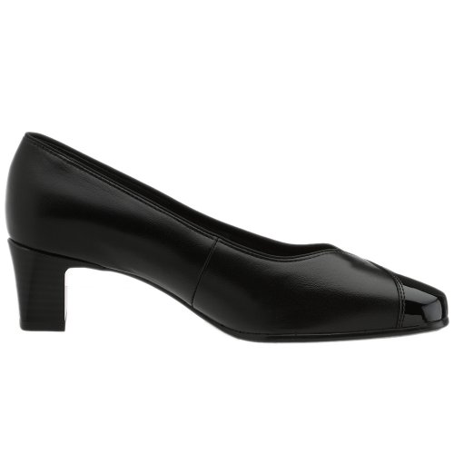 ara Ara Damen Pumps Verona Weite H 41742-01 - Zapatos de tacón de Charol para Mujer, Color Negro, Talla 35 1/2