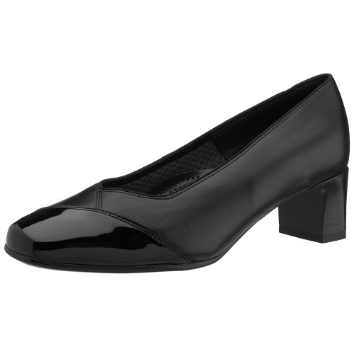 ara Ara Damen Pumps Verona Weite H 41742-01 - Zapatos de tacón de Charol para Mujer, Color Negro, Talla 36