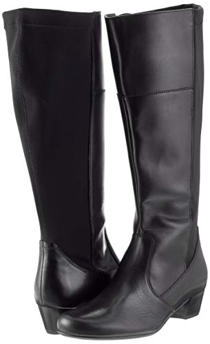 ara Catania 1263655, Botas Altas Mujer, Negro (Schwarz 71), 38 EU