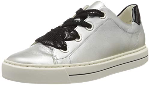 ara Courtyard, Zapatillas Mujer, Blanco (Weissgold, Schwarz 05), 36.5 EU