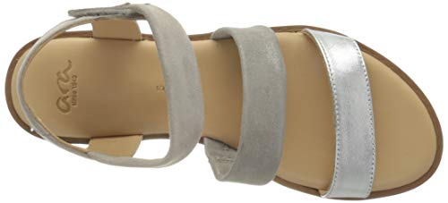 ARA Durban, Sandalias con Plataforma Mujer, Gris Plata Sasso 11, 42.5 EU