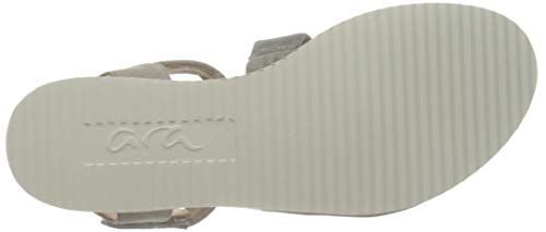 ARA Durban, Sandalias con Plataforma Mujer, Gris Plata Sasso 11, 42.5 EU