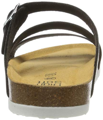 ARA Fidschi, Zuecos Mujer, Multicolor Plata Rosegld Antracita 12, 43 EU