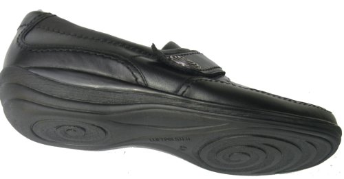 ara Meran-Tr - Zapatillas de estar por casa de cuero para mujer, color negro, talla 37.5