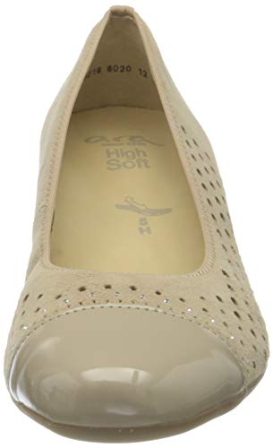 ara Nizza, Zapatos de Tacón Mujer, Marrón (Nude, Camel 07), 36.5 EU