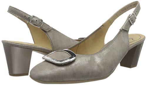 ARA Verona, Zapatos con Tira de Tobillo Mujer, Beige Pardo 05, 37 EU