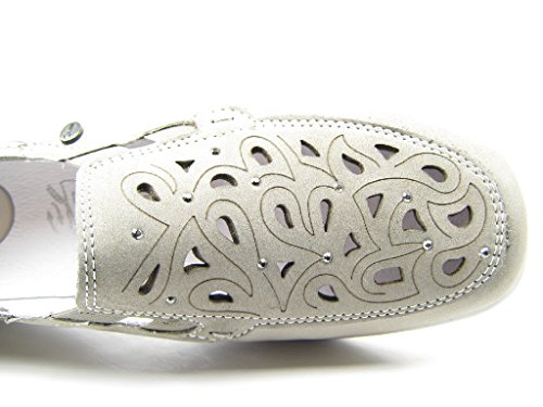 araAra Damen Slipper Grau - Mocasines Mujer, Color Gris, Talla 40.5