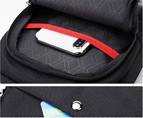 Arctic Hunter Tacon - Bolso bandolera unisex para adultos, color negro