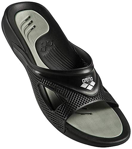 Arena Hydrofit Man Hook Zapatos de Playa y Piscina, Hombre, Negro Black 056, 42 EU