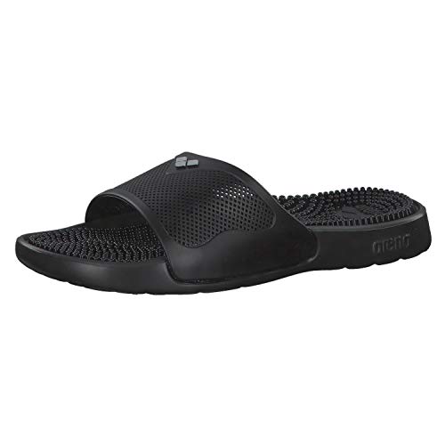 Arena Marco X Grip Hook, Zapatos de Playa y Piscina Unisex Adulto, Negro (Solid Black 046), 37 EU