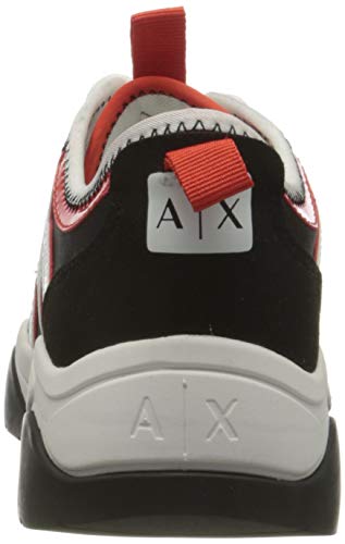 Armani Exchange Cher Sneaker, Zapatillas Mujer, Negro, 37 EU