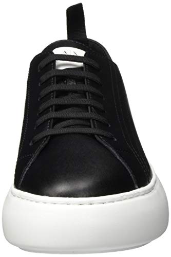 Armani Exchange The Super Sneaker, Zapatillas para Mujer, Black, 41 EU