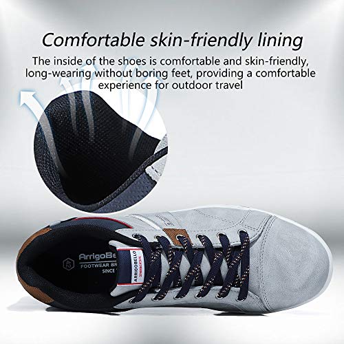 ARRIGO BELLO Zapatos Hombre Vestir Casual Deportivas Zapatillas Sneakers Caminar Correr Deportivas Gimnasio Moda cómodo Viajar Talla 41-46 (Azul, Numeric_42)