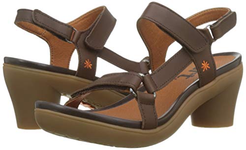Art Alfama, Sandalias con Correa de Tobillo Mujer, Marrón (Brown Brown), 37 EU