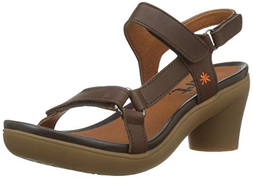 Art Alfama, Sandalias con Correa de Tobillo Mujer, Marrón (Brown Brown), 37 EU