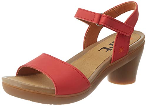 Art Alfama, Sandalias con Punta Abierta Mujer, Rojo (Red Red), 39 EU