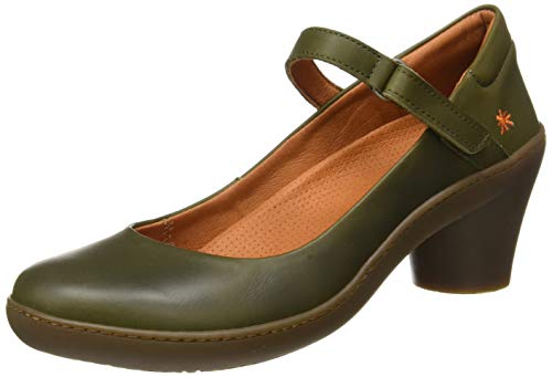 Art Alfama, Zapatos de tacón con Punta Cerrada Mujer, Verde (Kaki), 37 EU