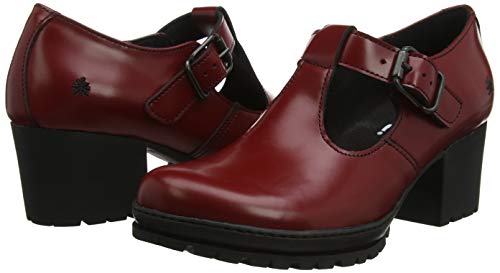 Art Candem, Zapatos de tacón con Punta Cerrada Mujer, Rojo (Burdeos Burdeos), 37 EU