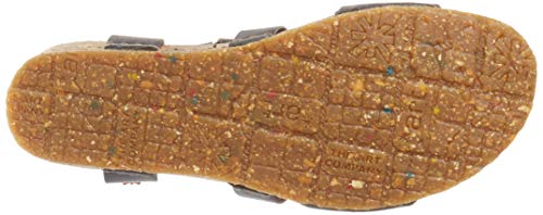 Art Creta, Sandalias con Punta Abierta Mujer, Negro (Black Black), 38 EU