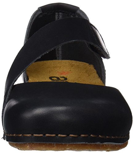 Art Creta, Sandalias con Punta Cerrada Mujer, Negro Black Black, 37 EU