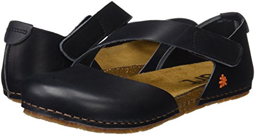 Art Creta, Sandalias con Punta Cerrada Mujer, Negro Black Black, 37 EU