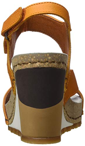 Art Güell, Sandalias con Punta Abierta Mujer, Naranja (Mandarin Mandarin), 38 EU