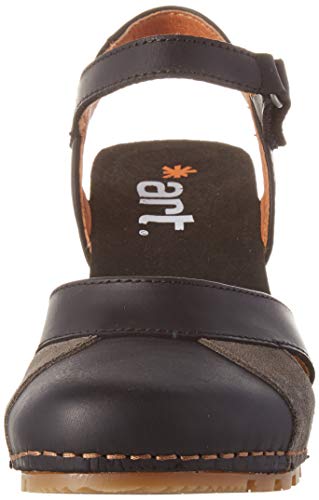 Art Güell, Sandalias con Punta Cerrada Mujer, Negro (Black Black), 37 EU