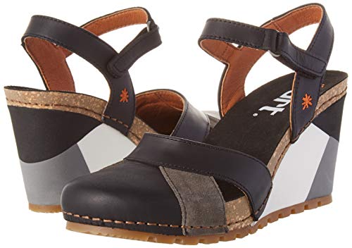 Art Güell, Sandalias con Punta Cerrada Mujer, Negro (Black Black), 37 EU
